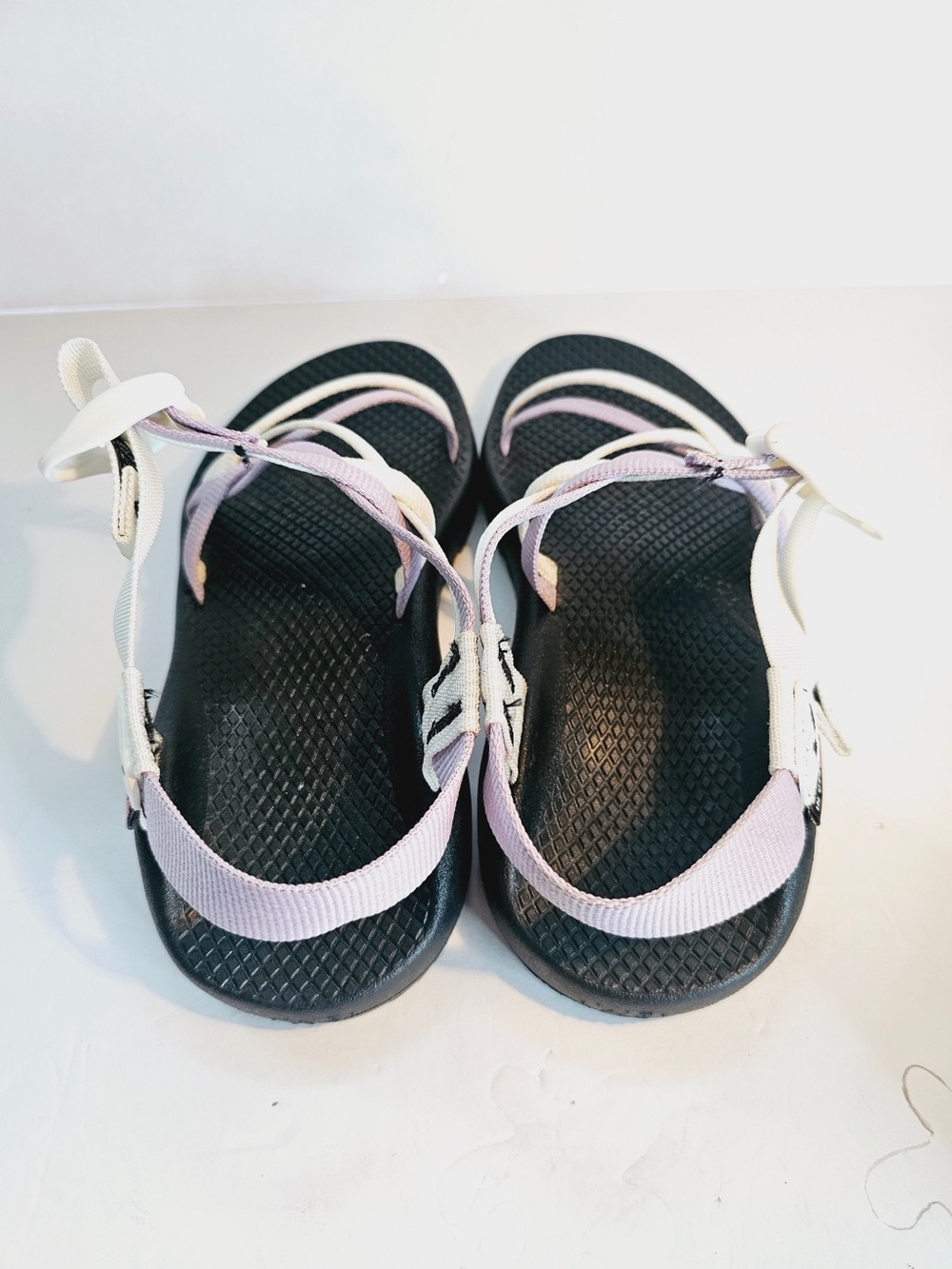 Chaco Women's Strappy Sandals - Lilac & Cream - Picture 3 of 9